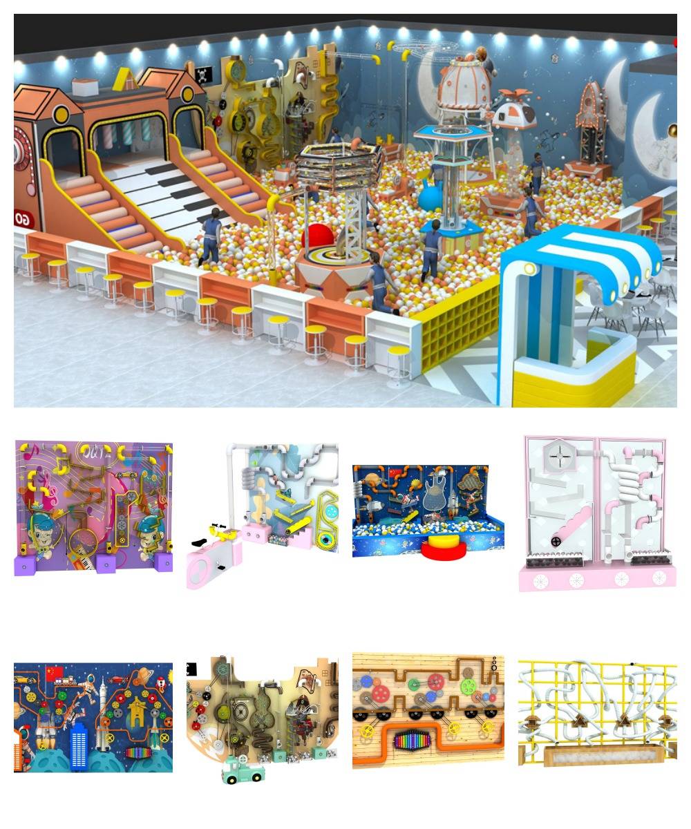 children's museum science center kids ball wall air tube interactive wall game amusement park pipe game school