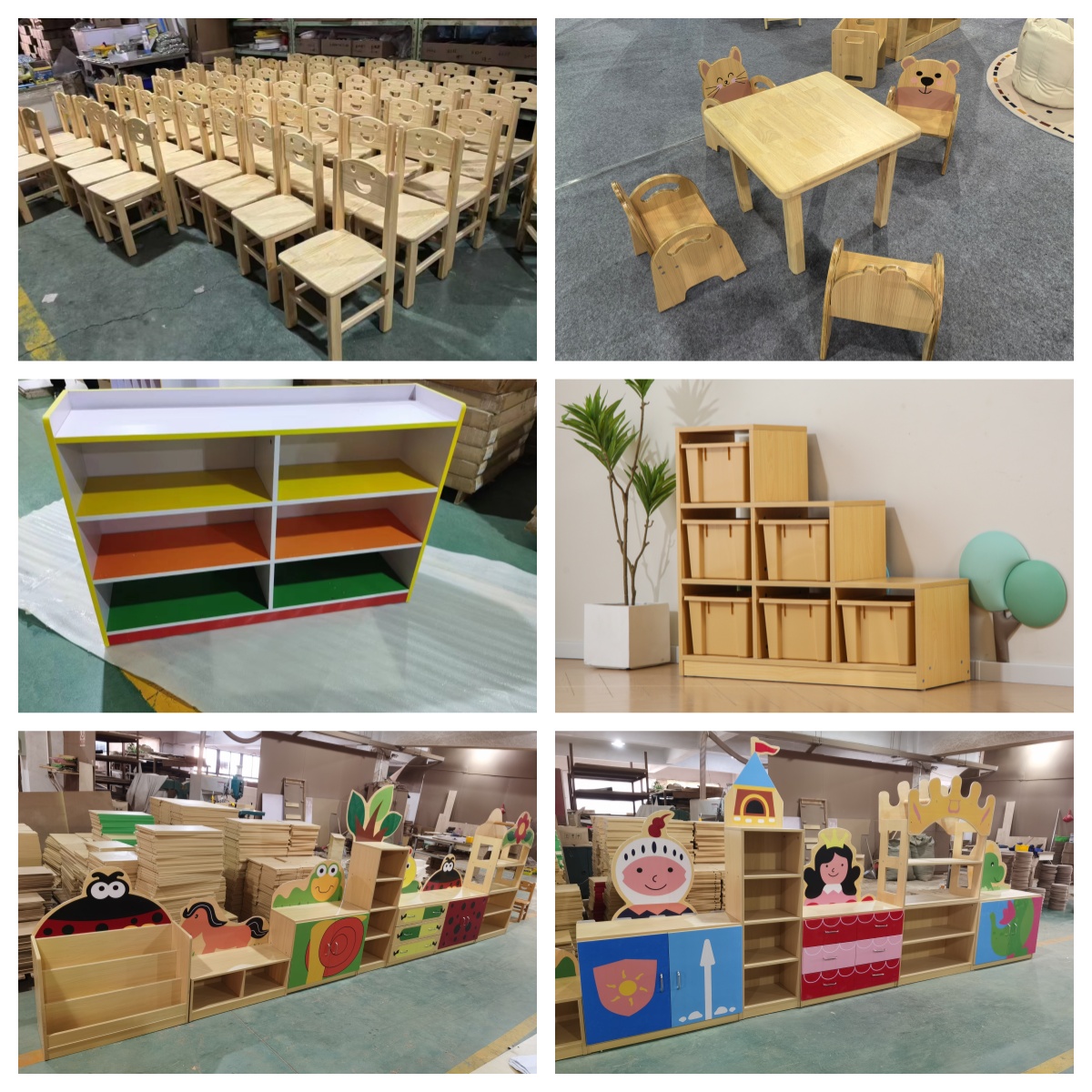 Custom-Made Kindergarten Furniture Series: Colorful Chairs, Themed Play Sets & Storage Solutions for Creative Learning Spaces